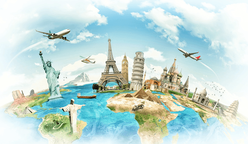 Round the world destinations